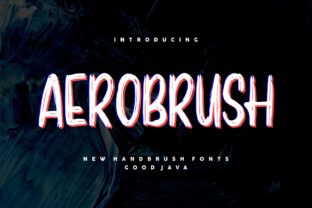 Aerobrush: A Bold Display Font for Campaign Creatives
