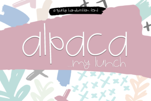 Alpaca: A Playful Display Font for Small Business Branding