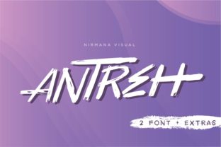 Antreh: A Bold Display Font for Contemporary Branding