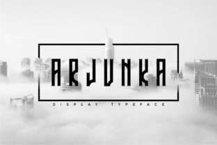 Arjunka: A Modern Edgy Font for Small Business Branding