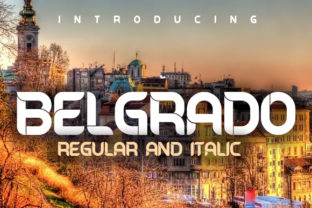 Belgrado Typeface: Crafting Elegant Labels and Product Designs