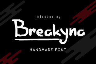 Breakyna: A Bold Display Font for Web Designers