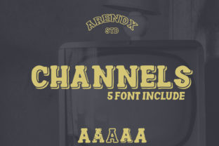 Channels Family Typeface for Editorial Design Projects