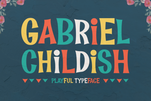 Gabriel Childish: A Bold Display Font for Web Design