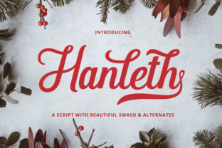 Hantleth: A Vintage Display Font for Charming Editorial Layouts