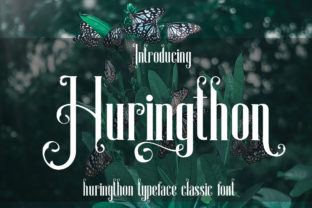 Huringthon: A Sophisticated Display Font for Campaigns