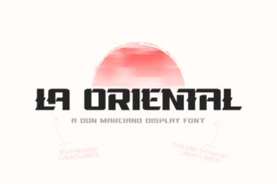 La Oriental: Bold Display Typeface for Web Design