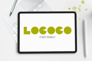 Lococo Family: A Bold Display Font for Digital Creatives