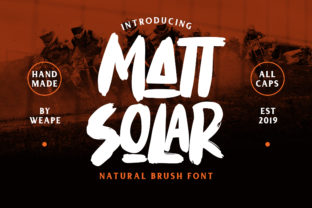 Mattsolar: An Organic Display Font with Editorial Soul