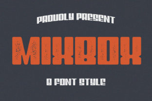 MixBox Family: A Stunning Font for Handmade Sellers