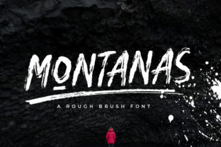 Montanas: A Rough Brush Font for Bolder Web Design