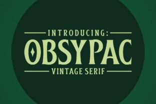 Obsypac: A Bold Display Font for Web Designers