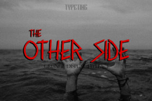 Other Side: A Dark & Twisted Display Font for Crafts