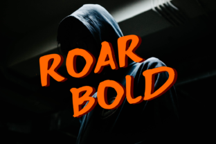 Roar Bold: The Casual Display Font That Makes Your Crafts Stand Out