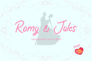 Romy Jules: A Romantic Display Font for Handmade Creations