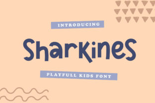 Sharkines: The Playful Display Font for Scroll-Stopping Campaigns