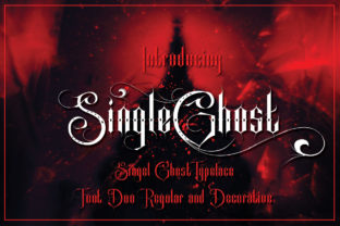 Single Ghost: A Spooky Display Font for Campaign Creators
