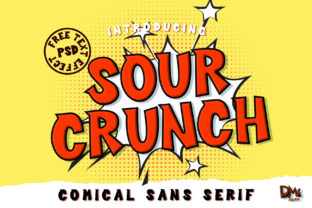 Sour Crunch: A Crunchy Display Typeface for Web Designers