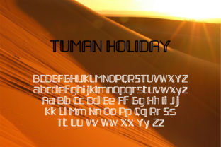 Tuman Holiday Font: A Bold Display Typeface for Digital Brands